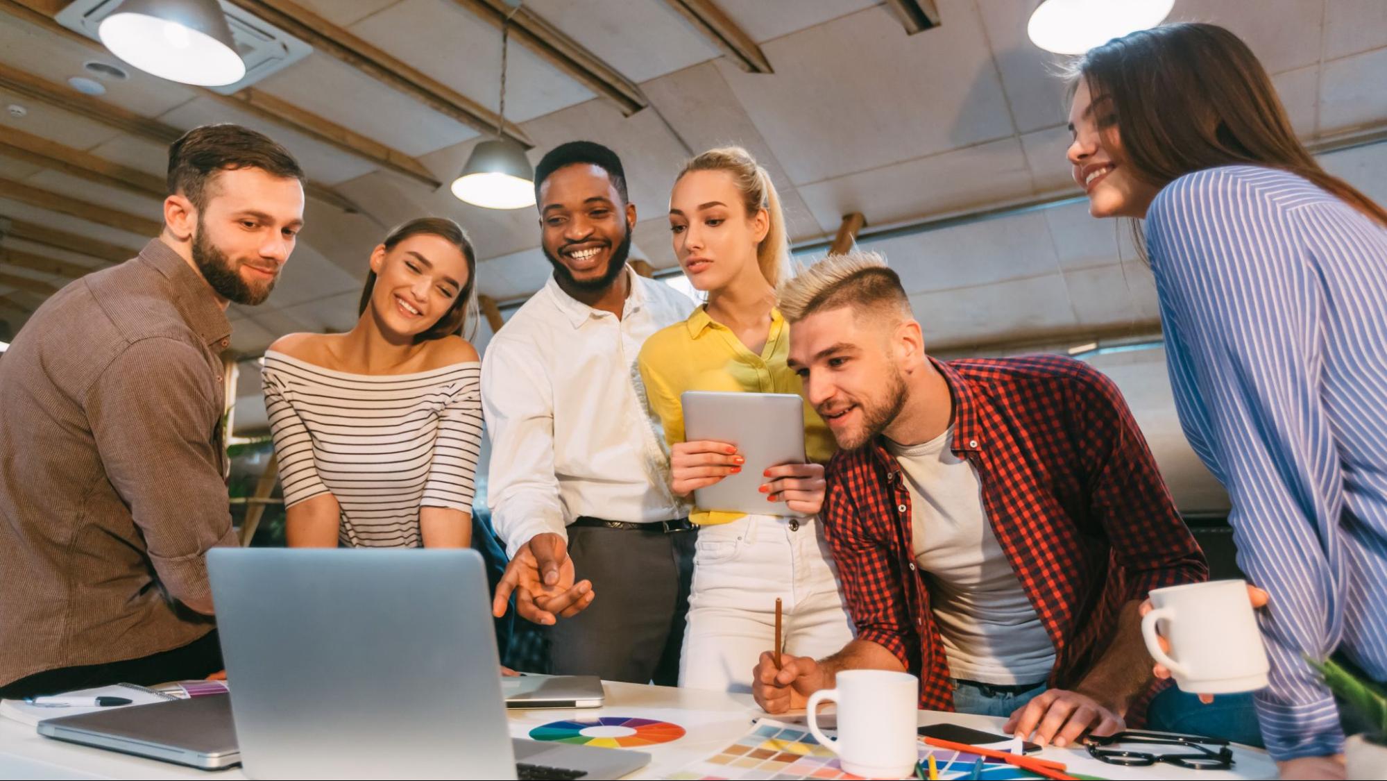 Florida Digital Marketing Agency team collaborating on social media and branding strategies